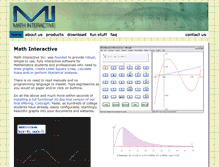 Tablet Screenshot of math-interactive.com